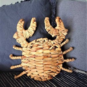 Krabbe als dekoratives Beiwerk Urlaubsfeeling