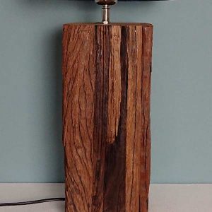 Tischlampe Holzfuss